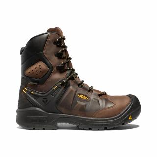 Keen Men's Dover 8 Inch Insulated Waterproof Work Boots with Carbon-Fiber Toe - Wide - 13